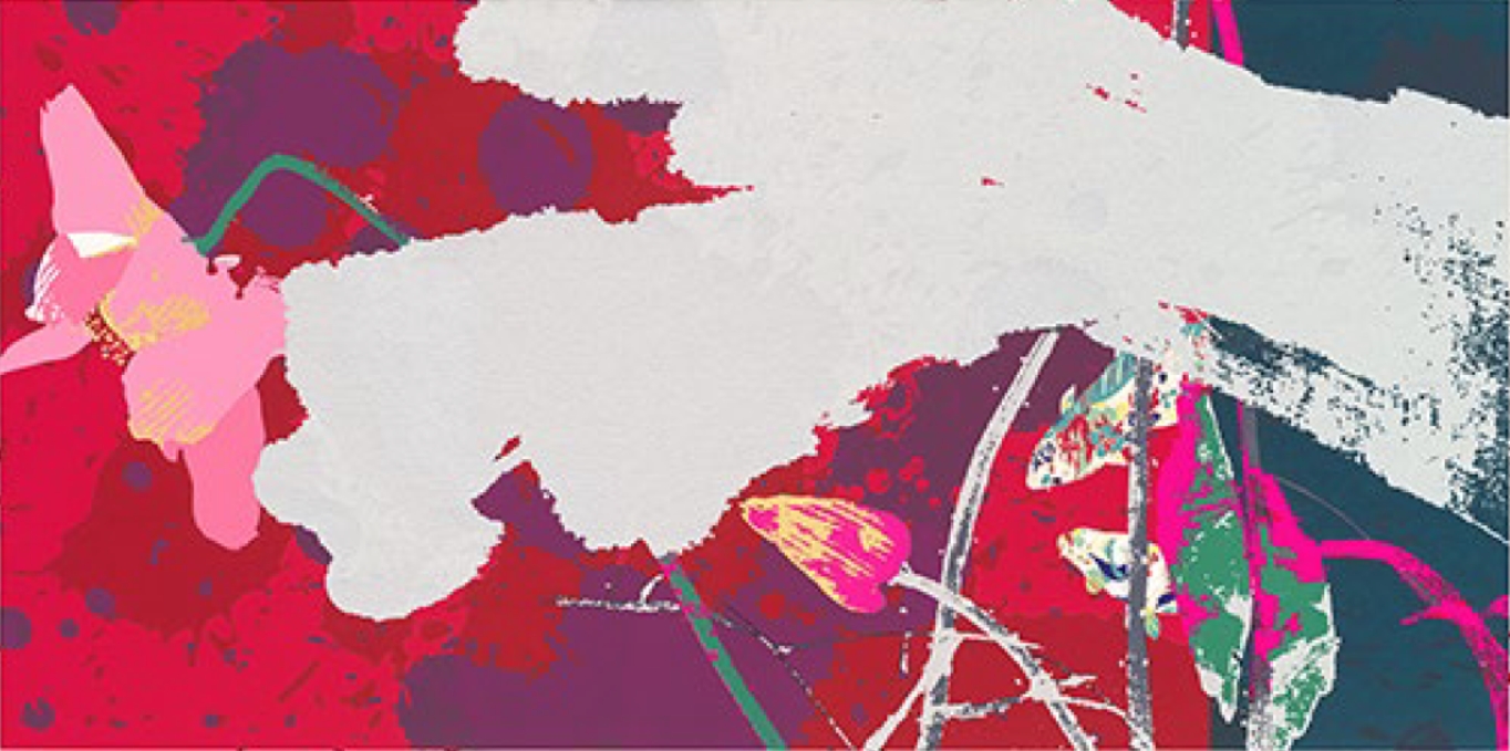 暮拉多元藝術空間_Chunyuan HUANG黃椿元_低解析colorful7colorful7_Silk screen print絹印_58x108cm_2024 – 暮拉多元藝術空間