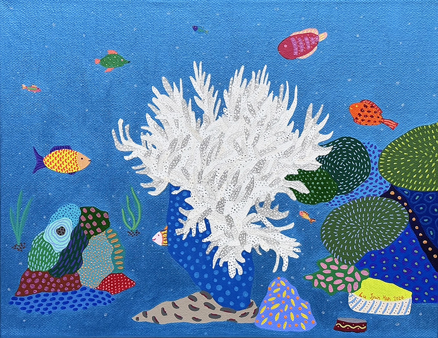 盧俊翰_美好憧憬_31.5x41cm_壓克力,畫布_2024 – 藝星藝術